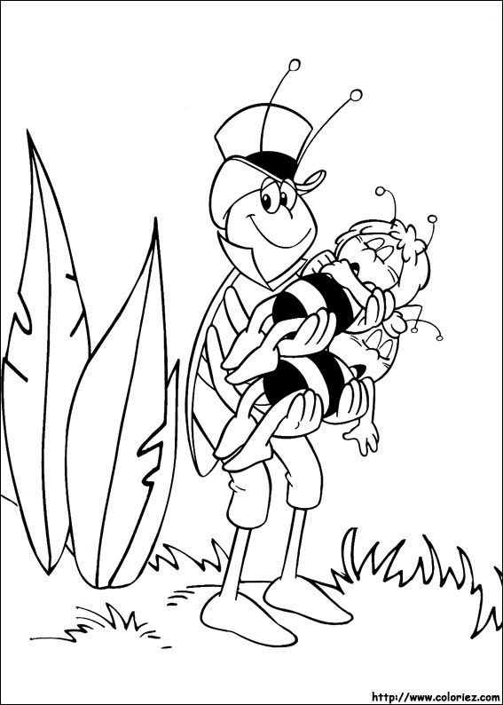 Maya the Bee coloring picture